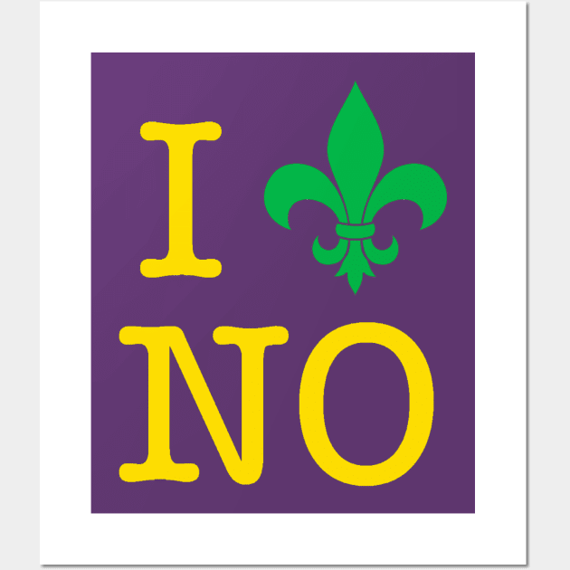 I Fleur de Lis New Orleans (Mardis Gras) Wall Art by KyleHarlow